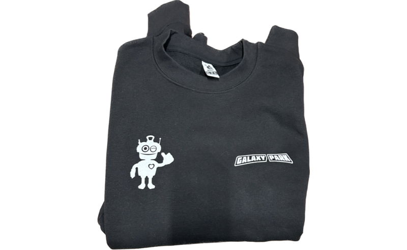 SUDADERA NEGRA TALLA L