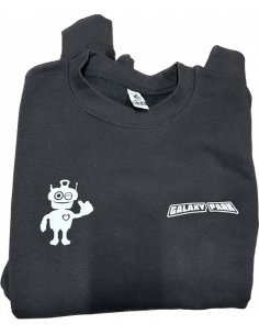 SUDADERA NEGRA TALLA XXL