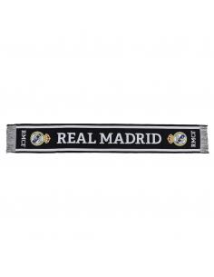 BUFANDA REAL MADRID NEGRA