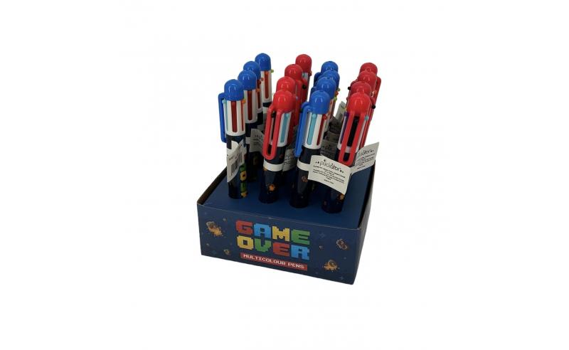 BOLIGRAFO MULTICOLOR GAME OVER