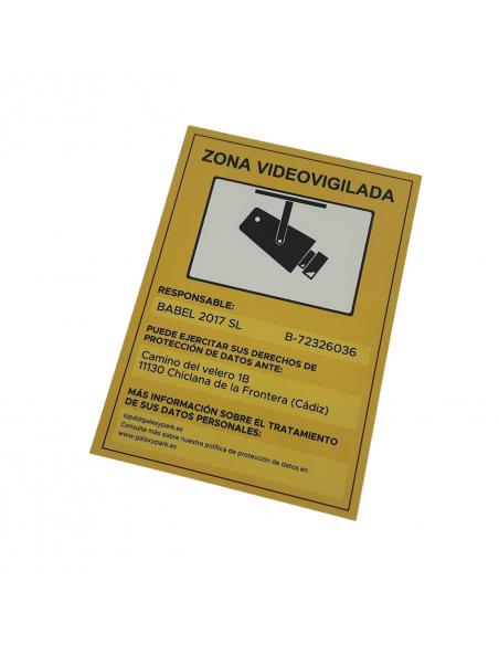 CARTEL ZONA VIGILADA