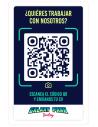 PEGATINA ¿ QUIERES TRABAJAR CON NOSOTROS ?