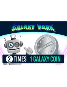 PEGATINA 2 TIMES 1 GALAXY COIN