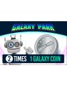 PEGATINA 2 TIMES 1 GALAXY COIN
