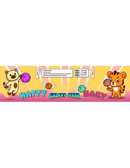 VINILO CANASTA AMARILLA INFANTIL