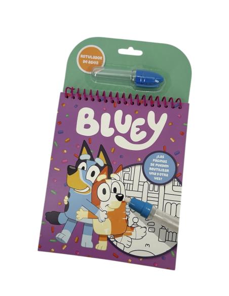 BLOC MAS ROTULADOR DE AGUA BLUEY