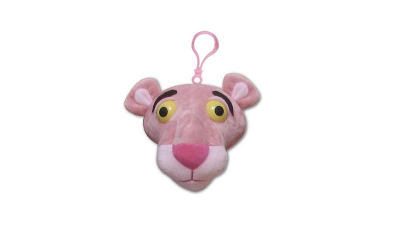 LLAVERO PELUCHE PANTERA ROSA