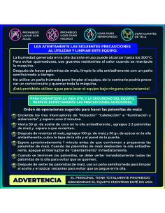 PEGATINA INSTRUCCIONES DE...