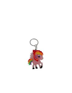 LLAVERO GOMA LITLE UNICORNIO
