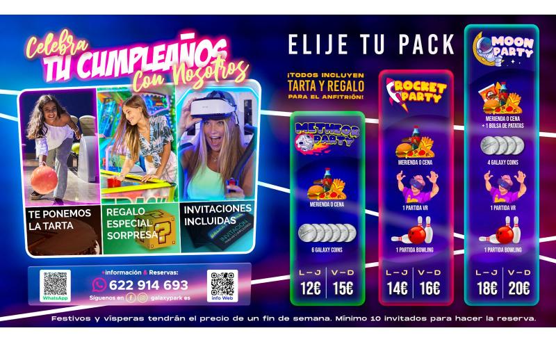 FOLLETO DE CUMPLEAÑOS CHICLANA Y SEVILLA