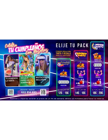 FOLLETO DE CUMPLEAÑOS CHICLANA Y SEVILLA