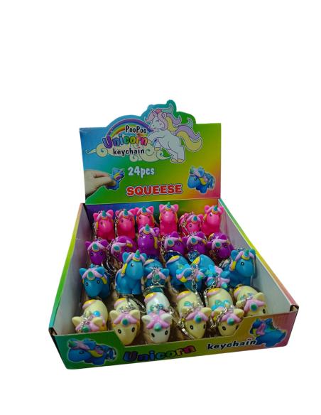 LLAVERO APRETAR UNICORNIO