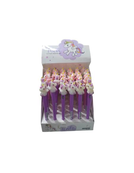 BOLIGRAFO CON LUZ UNICORNIO
